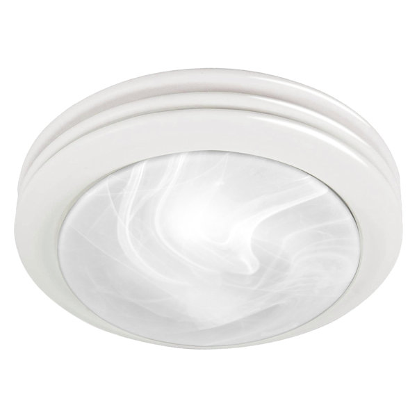 Nauxus Ultra Quiet Bathroom Exhaust Fan With LED Light 80CFM 2.0 Sones